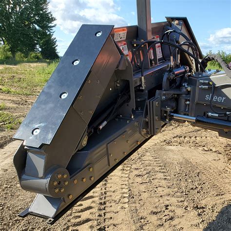 cat skid steer grader blade|grading blade for skid steer.